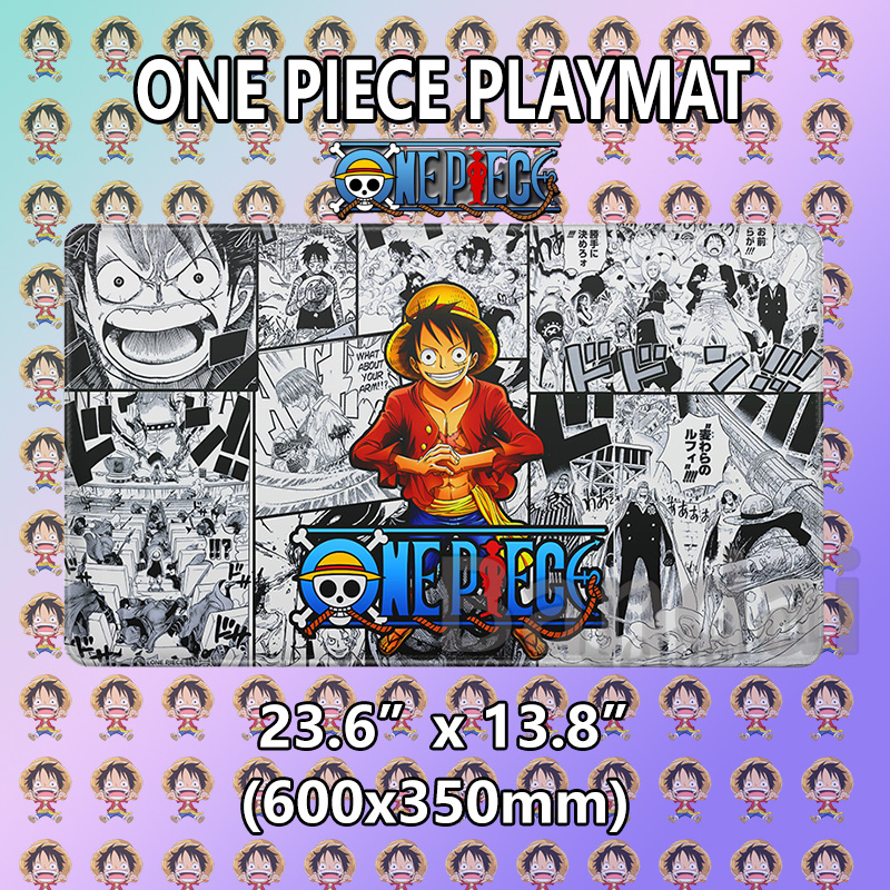 Desk Setup Game - 0ne-Piece OPCG Playmat Anime Characters TCG