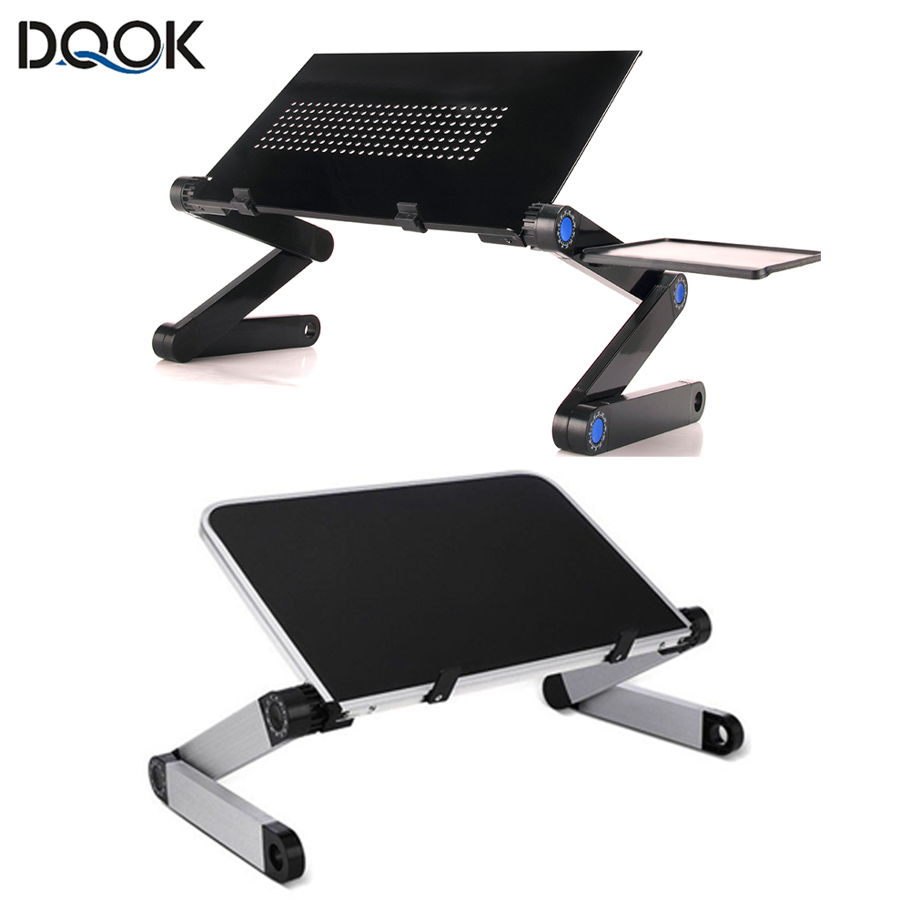 Desk Setup Ideas - Adjustable Laptop Desk Stand Portable Aluminum