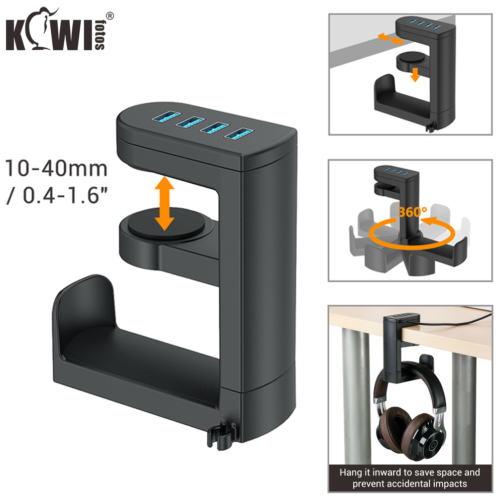 Desk Setup Game - KWIFOTOS PC Gaming Headphone Stand with