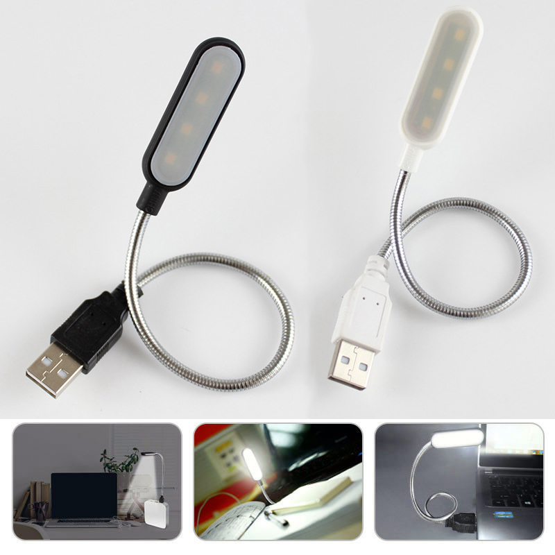 Mini 4 LED Book Lamp Portable  - Desk Setup Ideas review and price