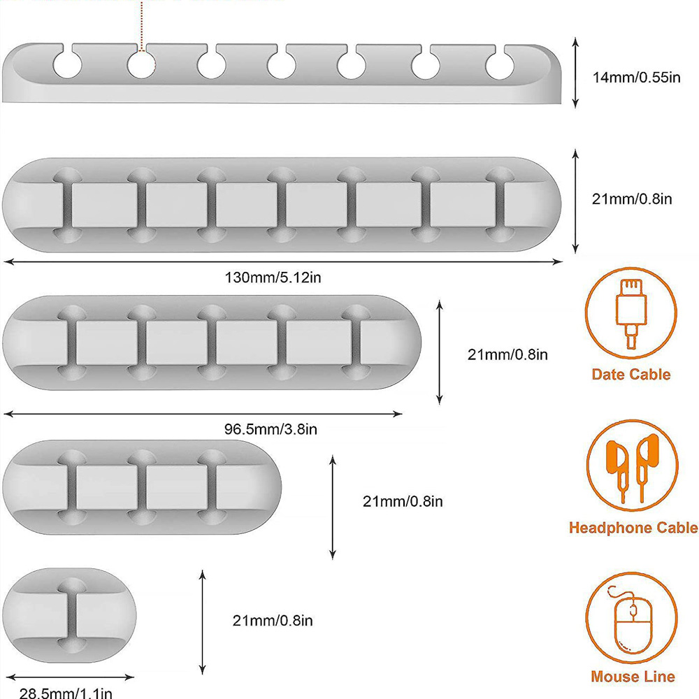 Multi-Use Adhesive Cable Clips - Desk Setup Pegboard review and price