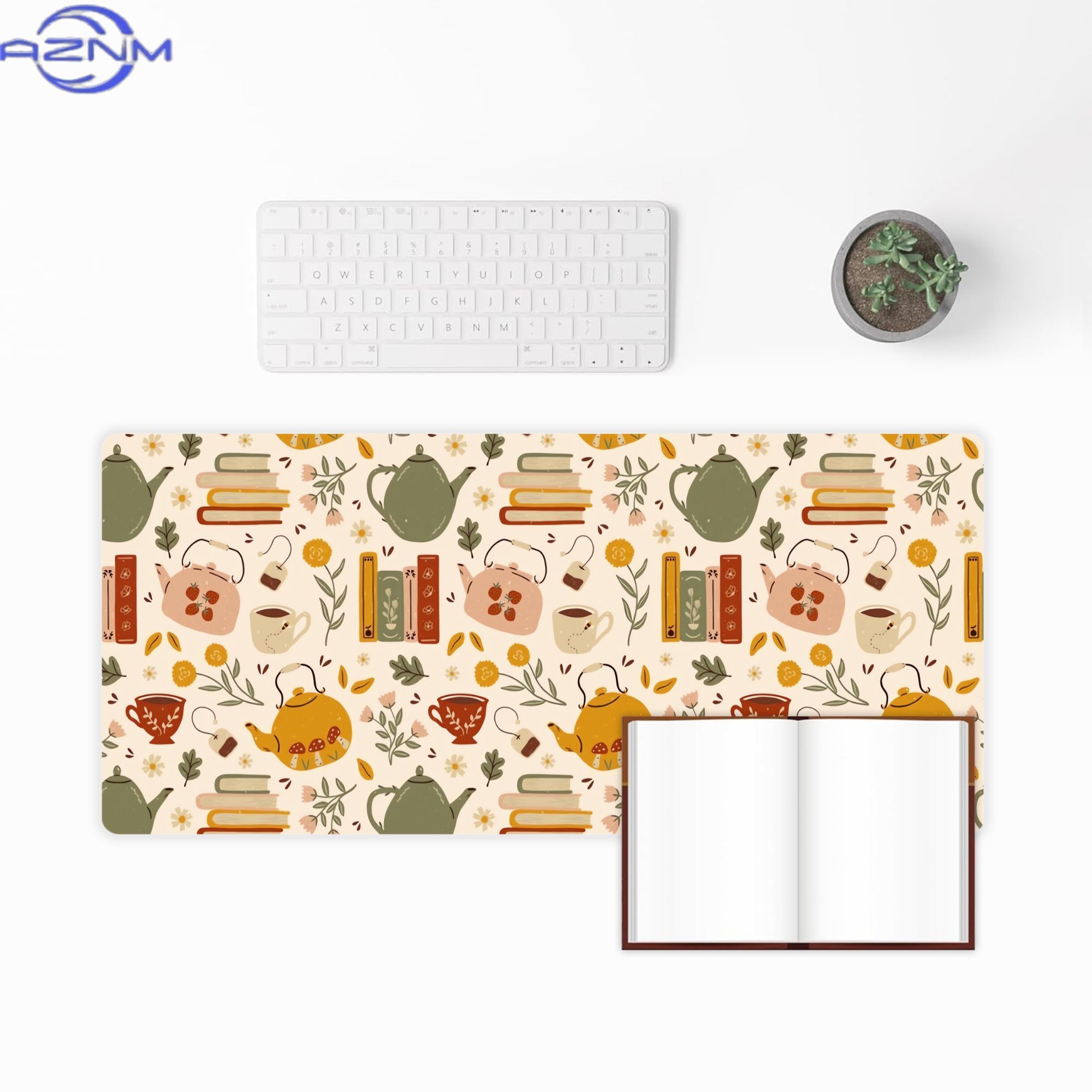 A Large Desk Mat Featuring Flo - Desk Setup Streaming review and price