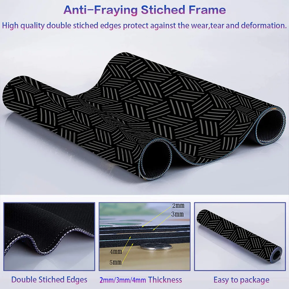 Laptop Black Mouse Pad Simple  - Desk Setup Ideas review and price