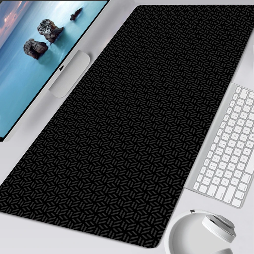 Laptop Black Mouse Pad Simple  - Desk Setup Ideas review and price