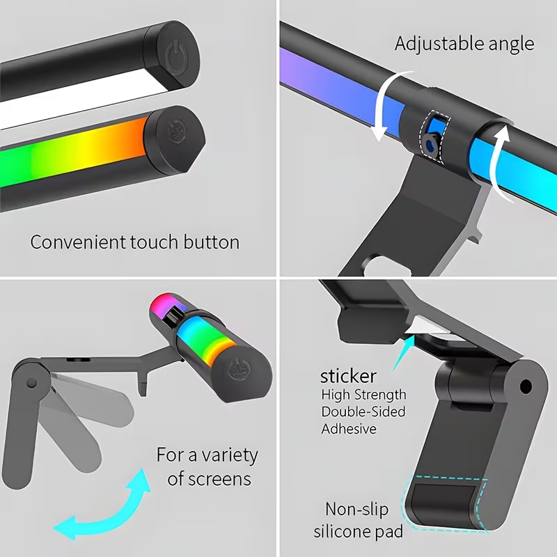 Monitor Light Bar RGB Lightbar - Desk Setup Ideas review and price