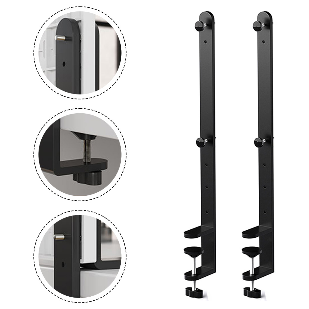 2pcs Extended Desk Clamp Naill - Desk Setup Pegboard review and price
