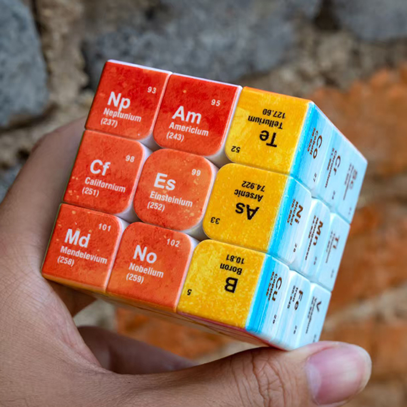 Periodic Table 3x3 Speed Cube  - Desk Setup Girl review and price