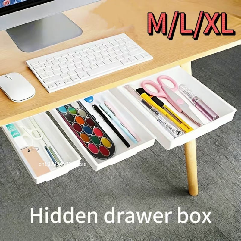 1pc White SelfAdhesive Storage - Desk Setup White review and price