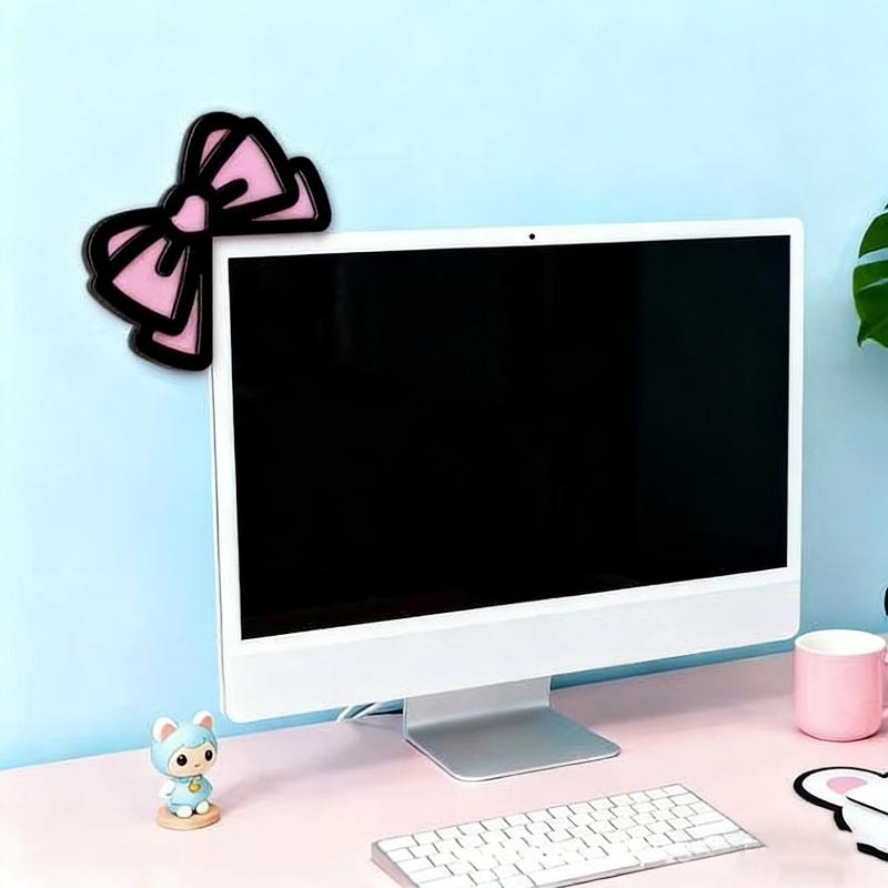 New 1/2Pcs Wooden Bowknot PC A - Desk Setup Pegboard review and price