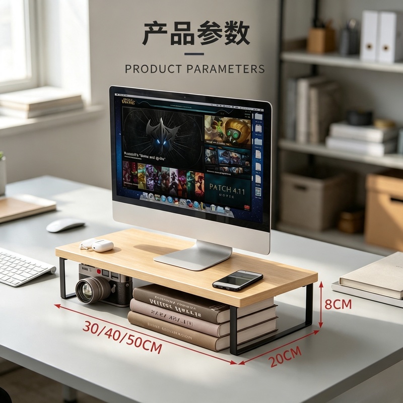 Elevated Desktop Monitor Riser - Desk Setup Riser review and price