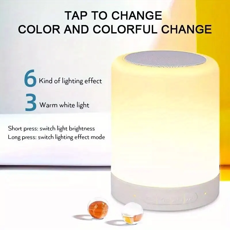 2024Bedside Table Lamp Wireles - Desk Setup Speakers review and price
