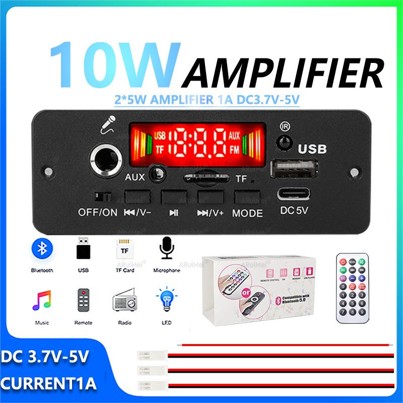 10W Complete Bluetooth 5.0 Amp - Desk Setup Speakers review and price