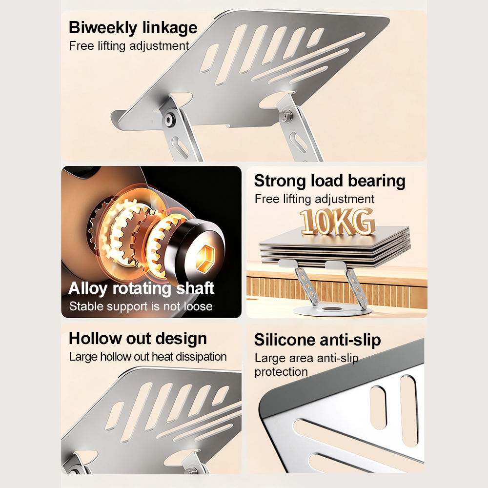360° Rotating Laptop Stand Adj - Desk Setup Riser review and price