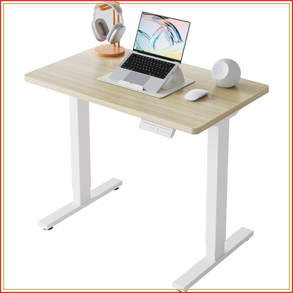 Small Electric Standing Desk A - L Shaped Desk Setup review and price