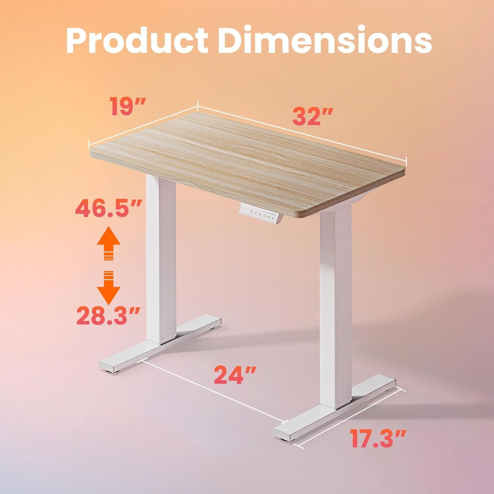 Small Electric Standing Desk A - L Shaped Desk Setup review and price