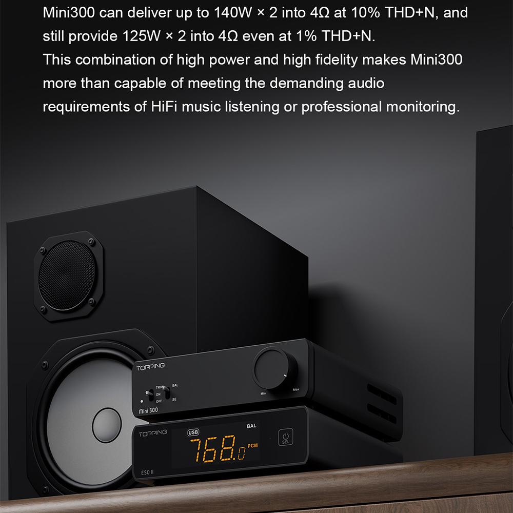 TOPPING Mini300 Compact Deskto - Desk Setup Speakers review and price