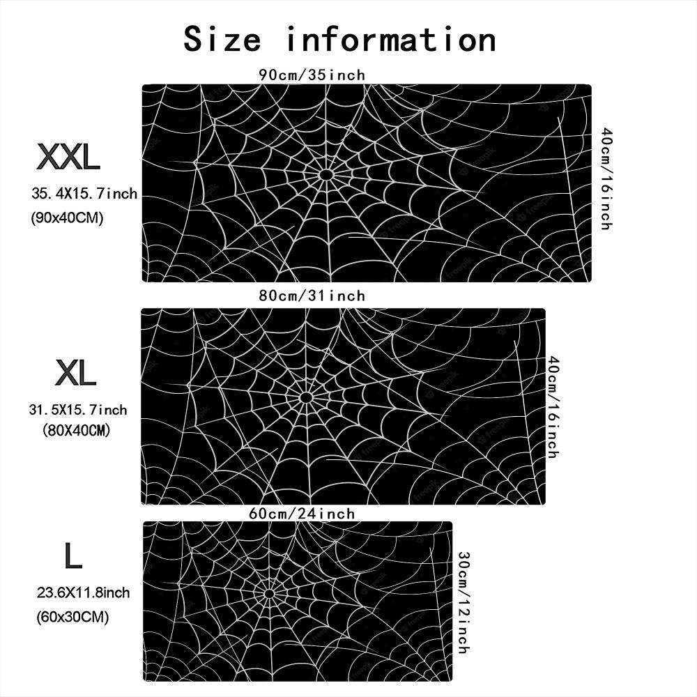 Spooky Dark Spider Web Gothic  - Desk Setup Gaming And Work review and price