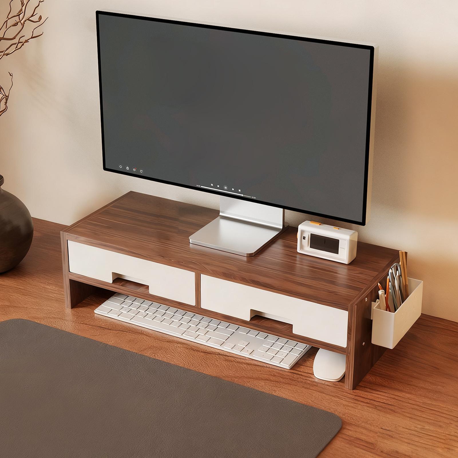 Desk Monitor Stand Riser Doubl - Desk Setup Riser review and price