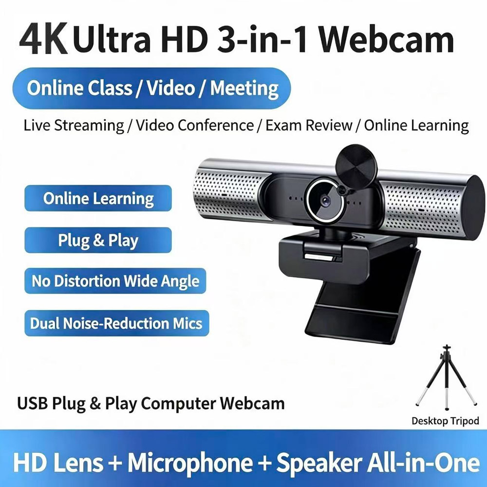 2K 1080P 30fps Auto Focusing 4 - Desk Setup Speakers review and price