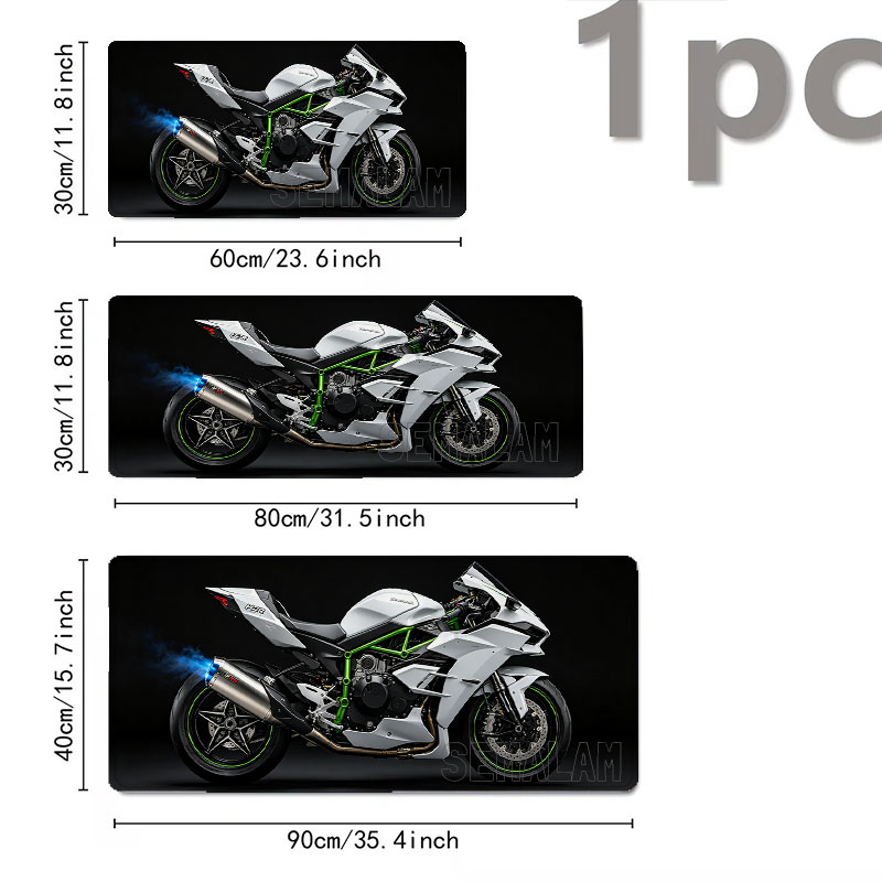 Motorcycle design Large Gaming - Desk Setup Ideas review and price