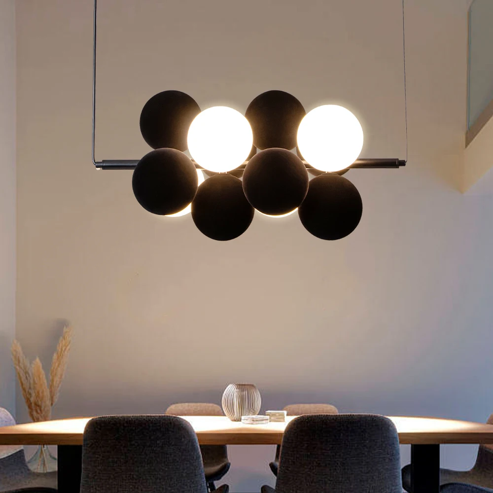 Post-modern Art LED Chandelier - Desk Setup White review and price