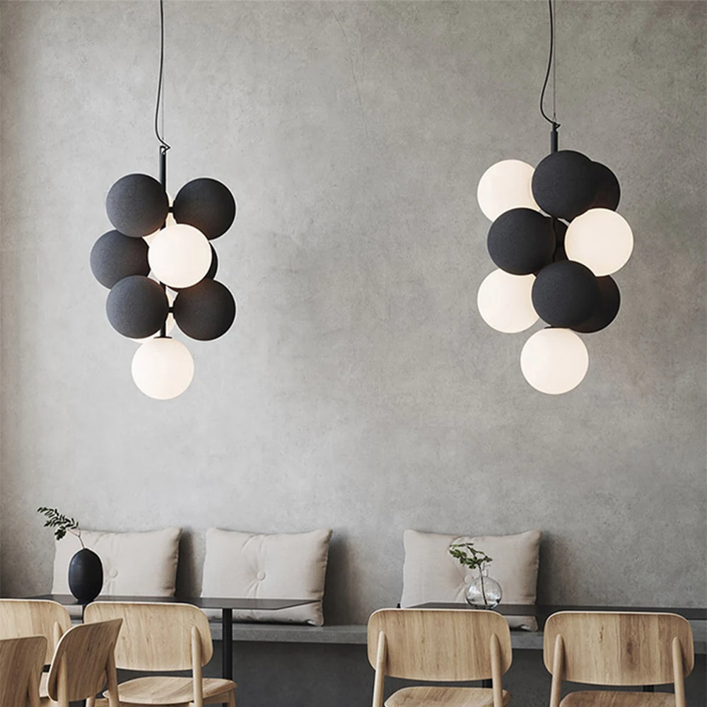 Post-modern Art LED Chandelier - Desk Setup White review and price