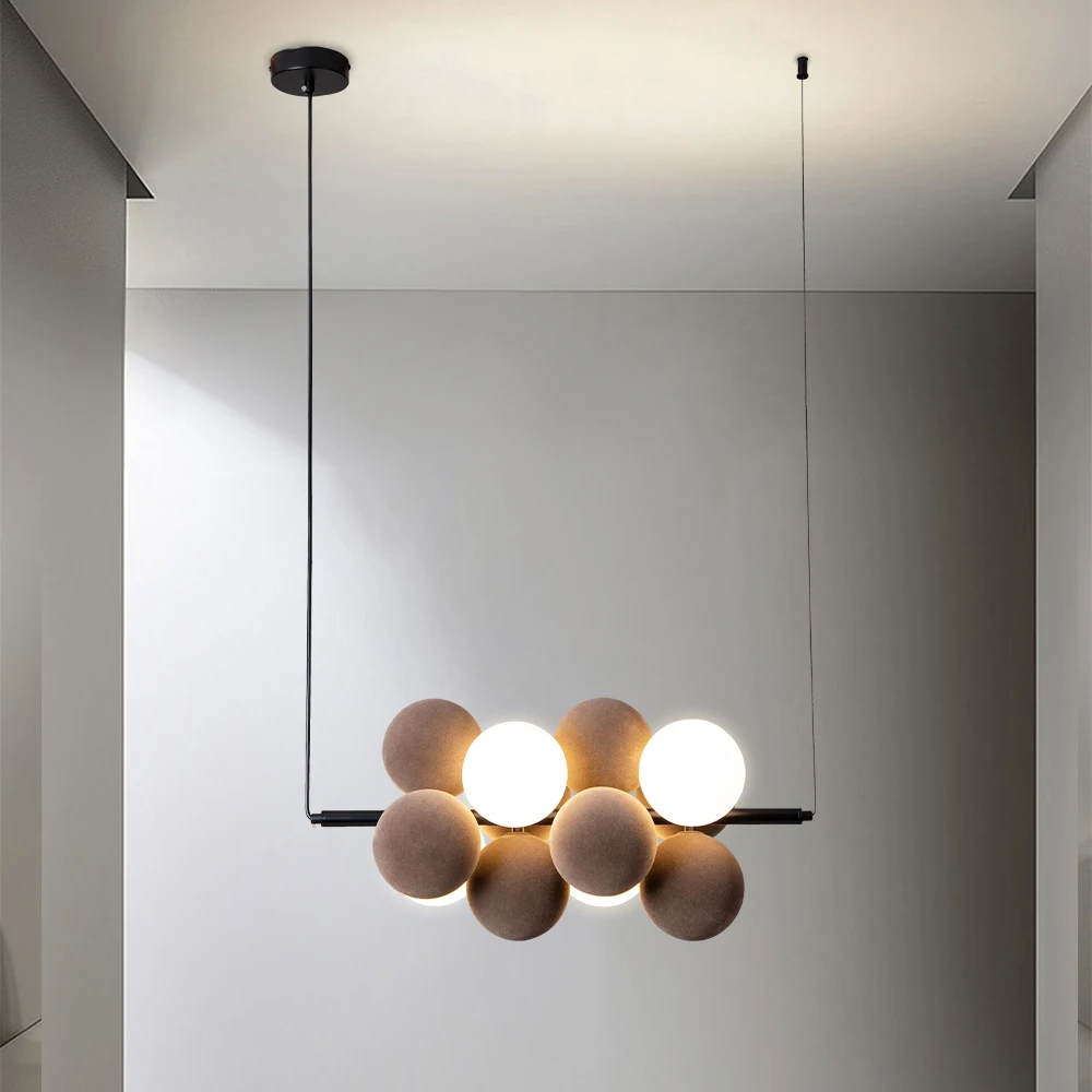 Post-modern Art LED Chandelier - Desk Setup White review and price