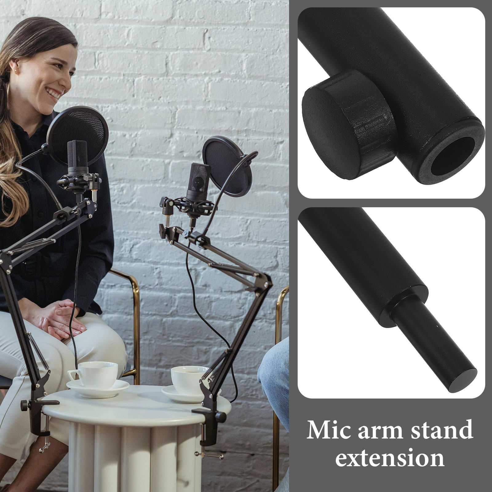 Adjustable Microphone Extensio - Desk Setup Streaming review and price