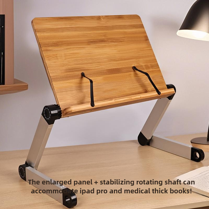 Adjustable Bamboo Bed Desk Fol - Desk Setup Books review and price