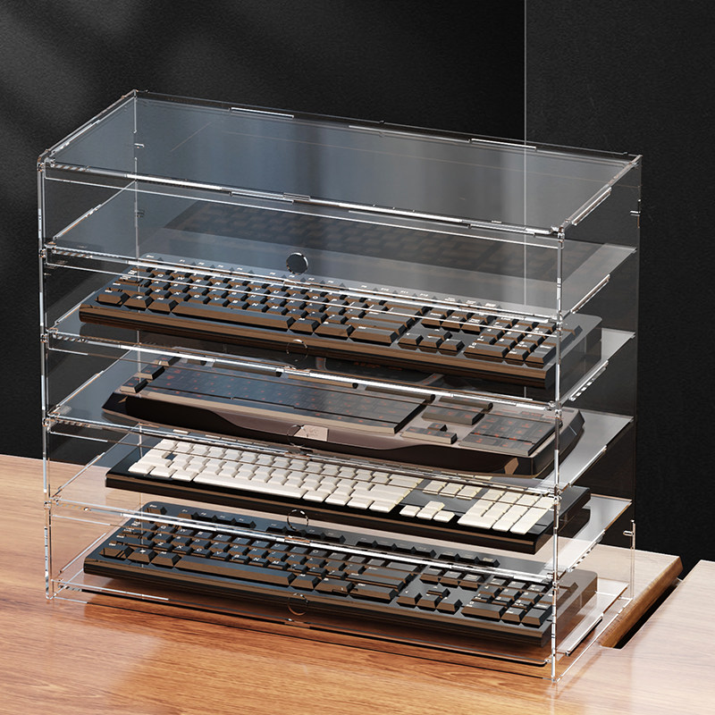 Premium Clear Acrylic Dustproo - Desk Setup Pegboard review and price