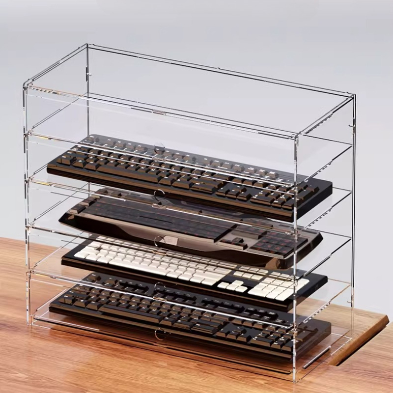 Premium Clear Acrylic Dustproo - Desk Setup Pegboard review and price