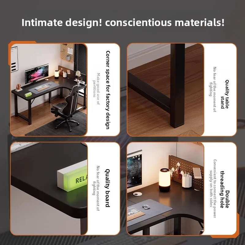 Computer desk Home corner tabl - L Shaped Desk Setup review and price