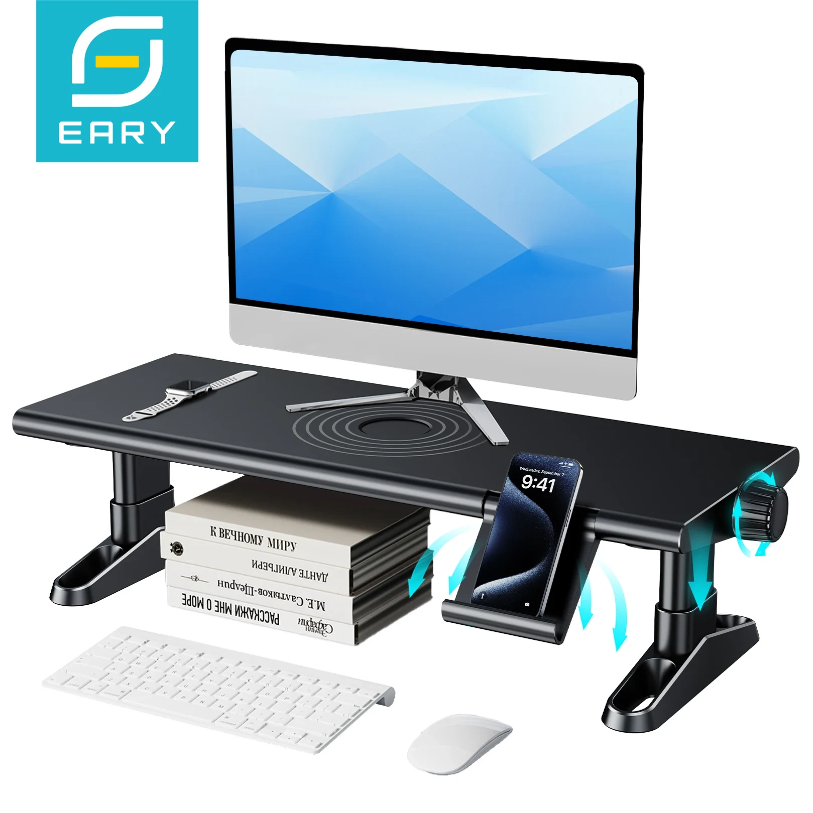 Eary Computer Monitor Stand Ri - Desk Setup Riser review and price