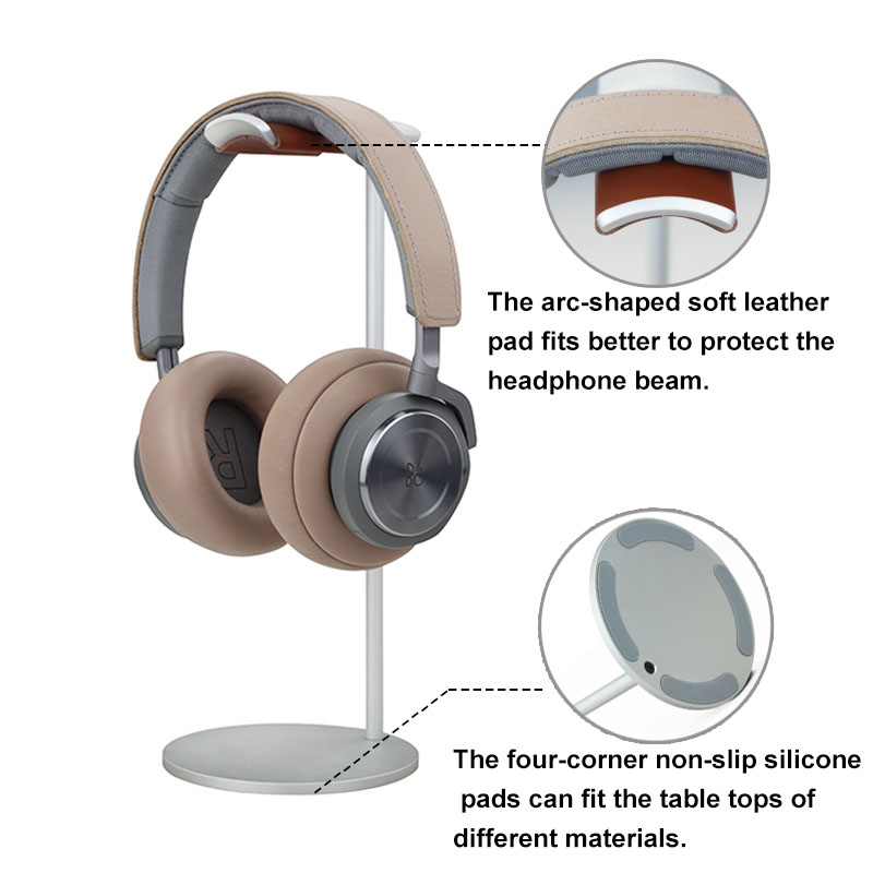 Curved Aluminum Headphone Stan - Desk Setup Game review and price