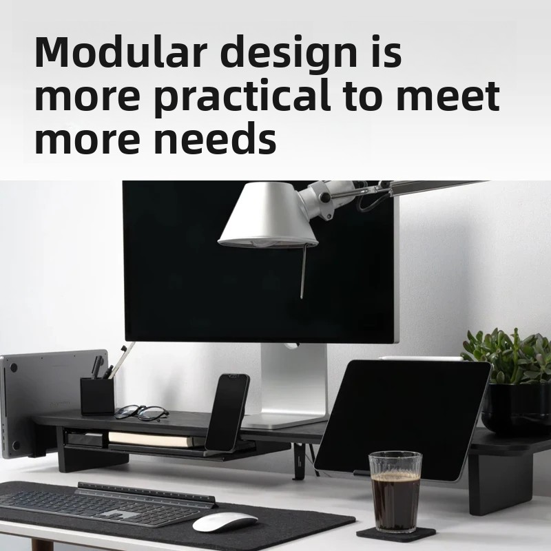 Solid Wood Monitor Riser Stand - Desk Setup Riser review and price