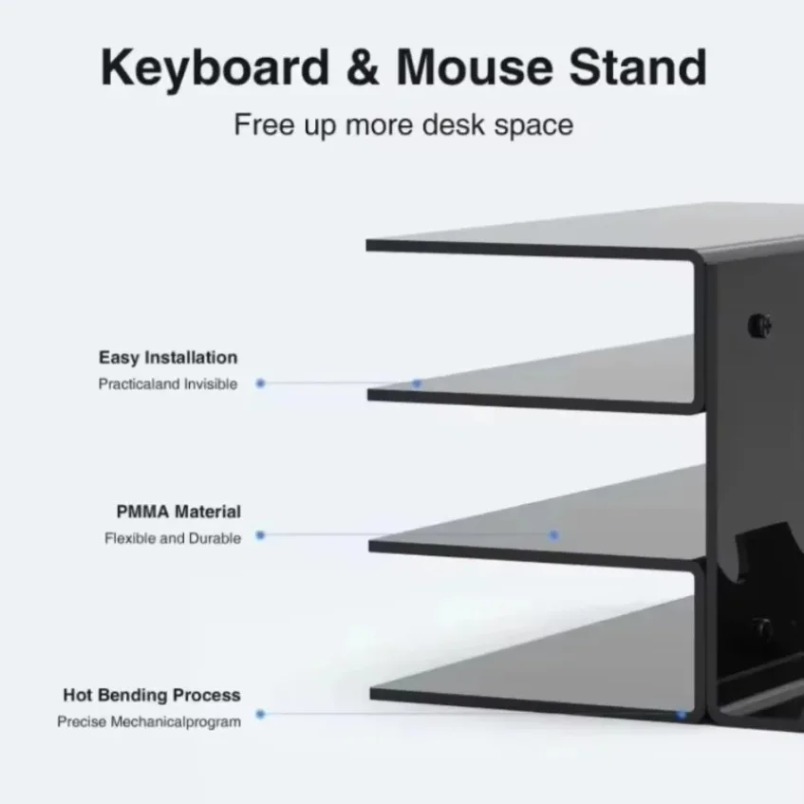 Keyboard Display Stand 3 Tier  - Desk Setup Pegboard review and price