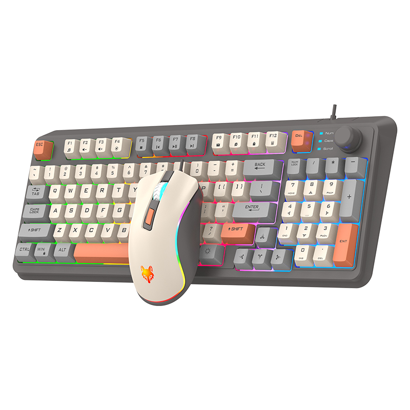 K820 USB Wired Game Keyboard M - Desk Setup Game review and price