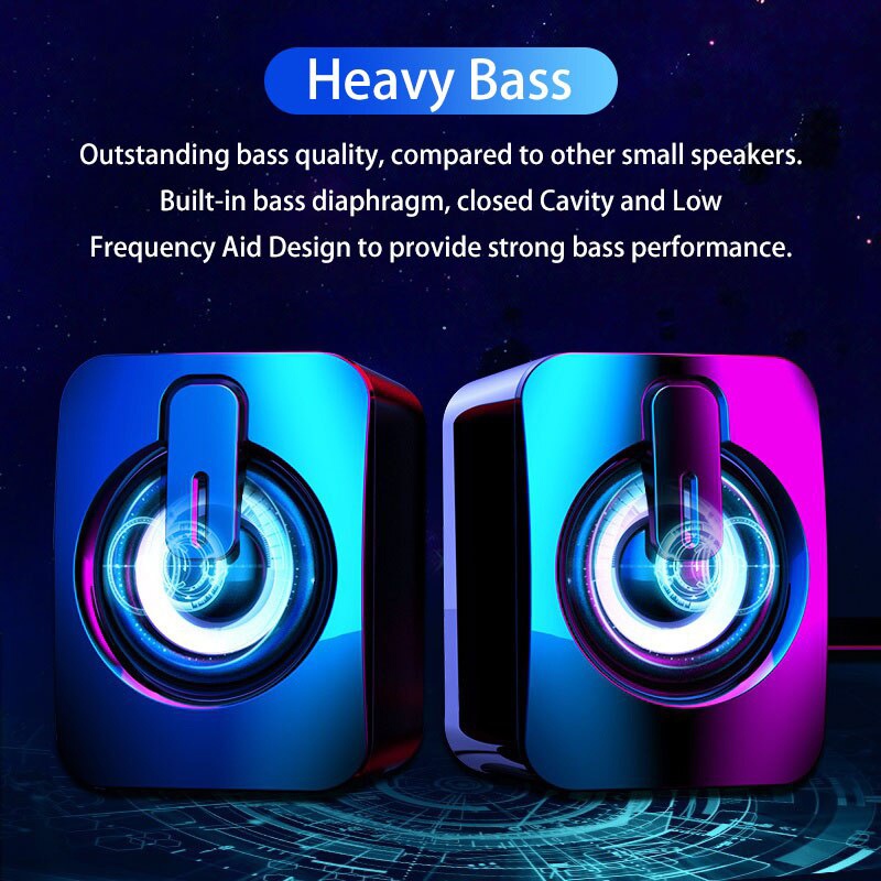 Computer Speakers HiFi Stereo  - Desk Setup Speakers review and price