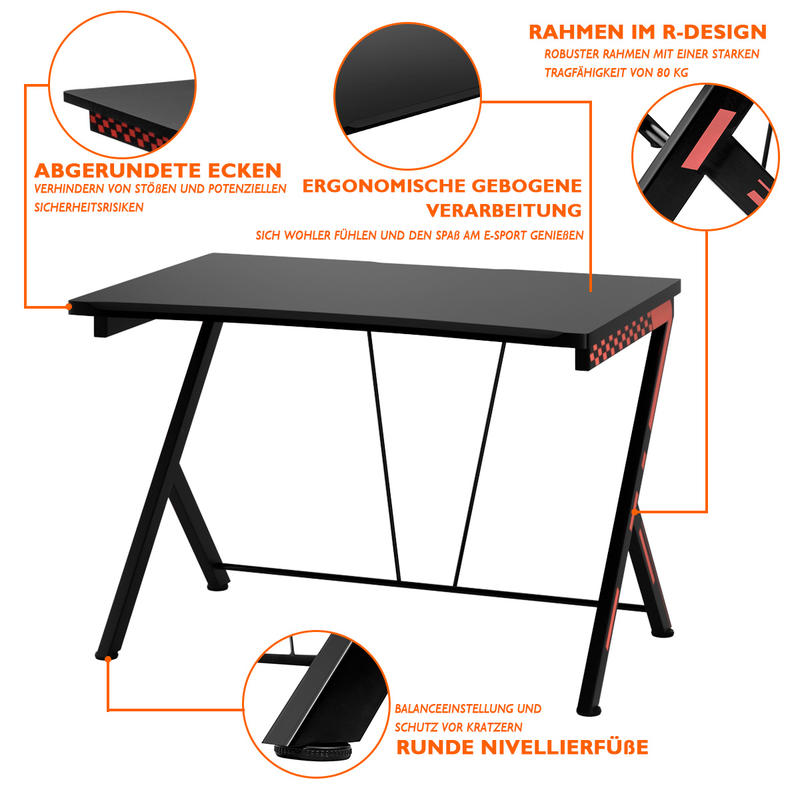 Modern Ergonomic Computer Desk - L Shaped Desk Setup review and price