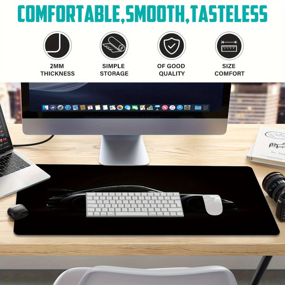 Sanded Black Gaming Mouse Pad  - Desk Setup Editing review and price