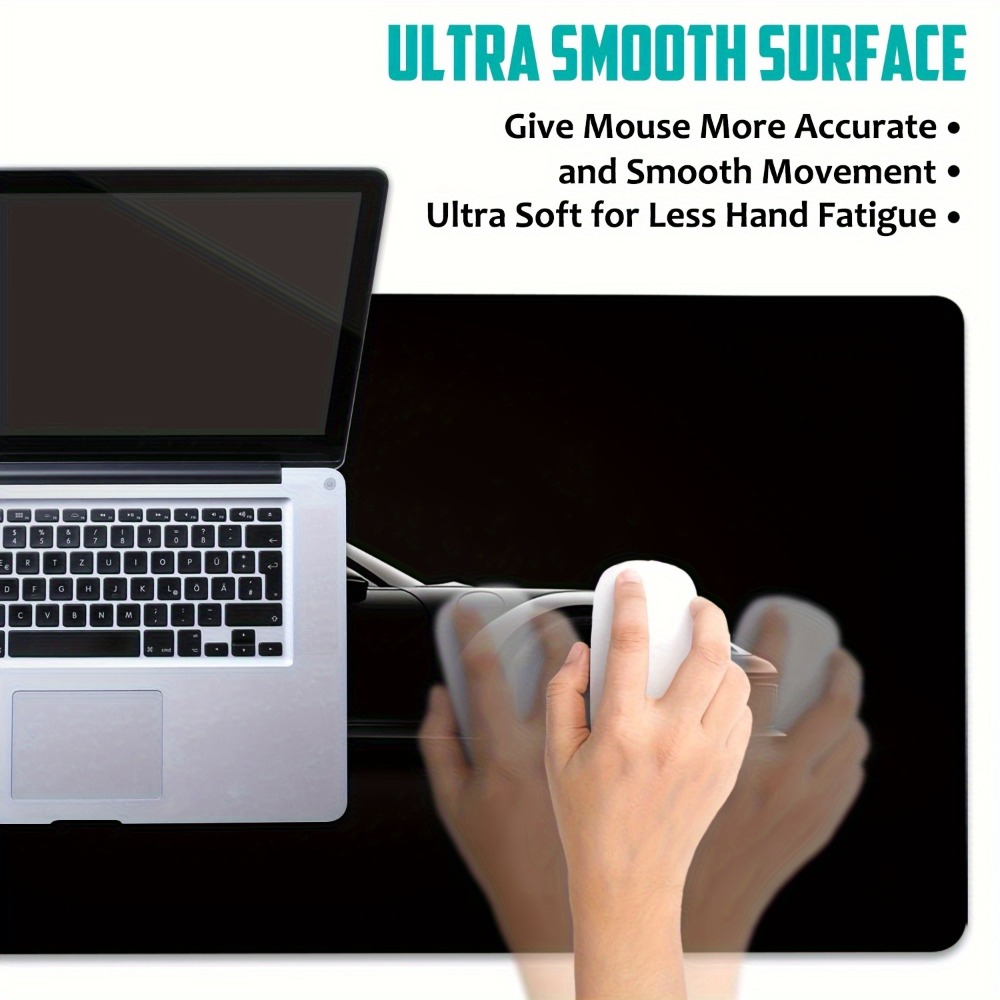 Sanded Black Gaming Mouse Pad  - Desk Setup Editing review and price