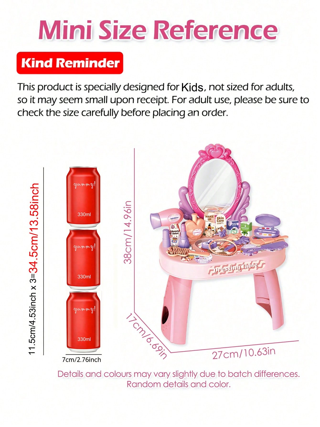 Kids Princess Vanity Dressing  - Desk Setup Girl review and price