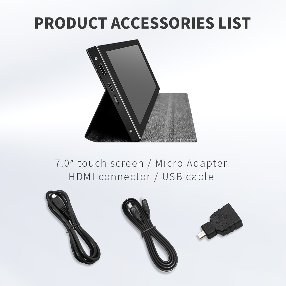7-Inch LCD Touch Screen Panel  - Desk Setup Speakers review and price