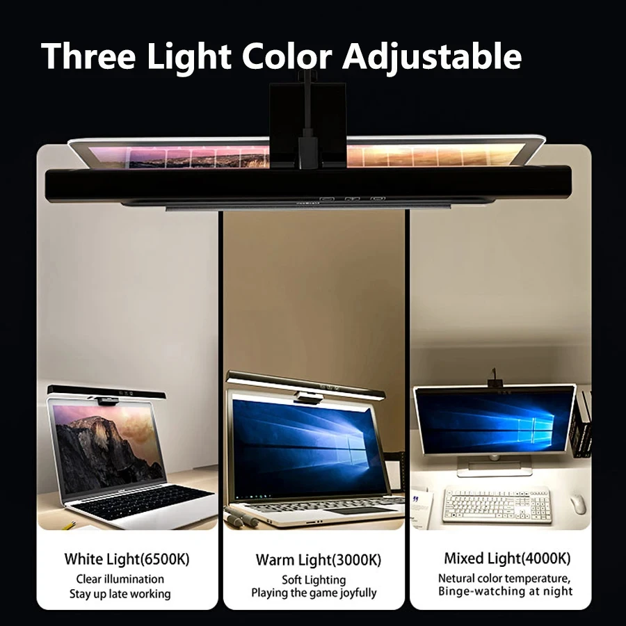 33cm 50cm LED Monitor Light Re - Desk Setup Pegboard review and price