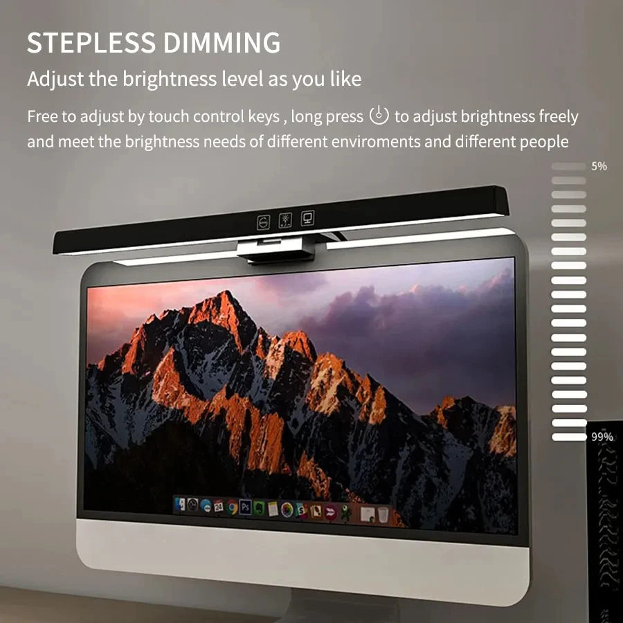 33cm 50cm LED Monitor Light Re - Desk Setup Pegboard review and price