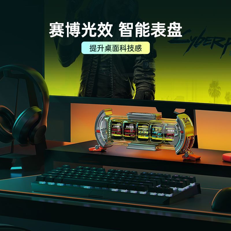 Divoom Time Gate Smart Nixie C - Desk Setup Editing review and price