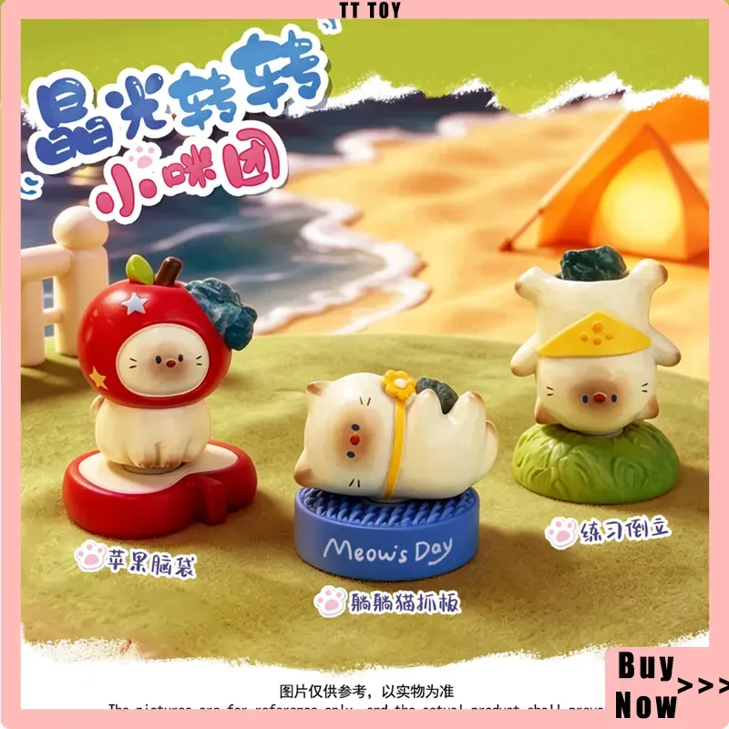 Cute Cat Pai Crystal Spinning  - Desk Setup Game review and price