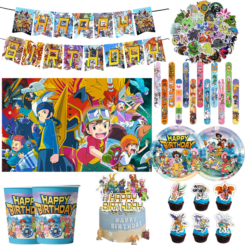 Digimon Themed Birthday Party  - Desk Setup Girl review and price