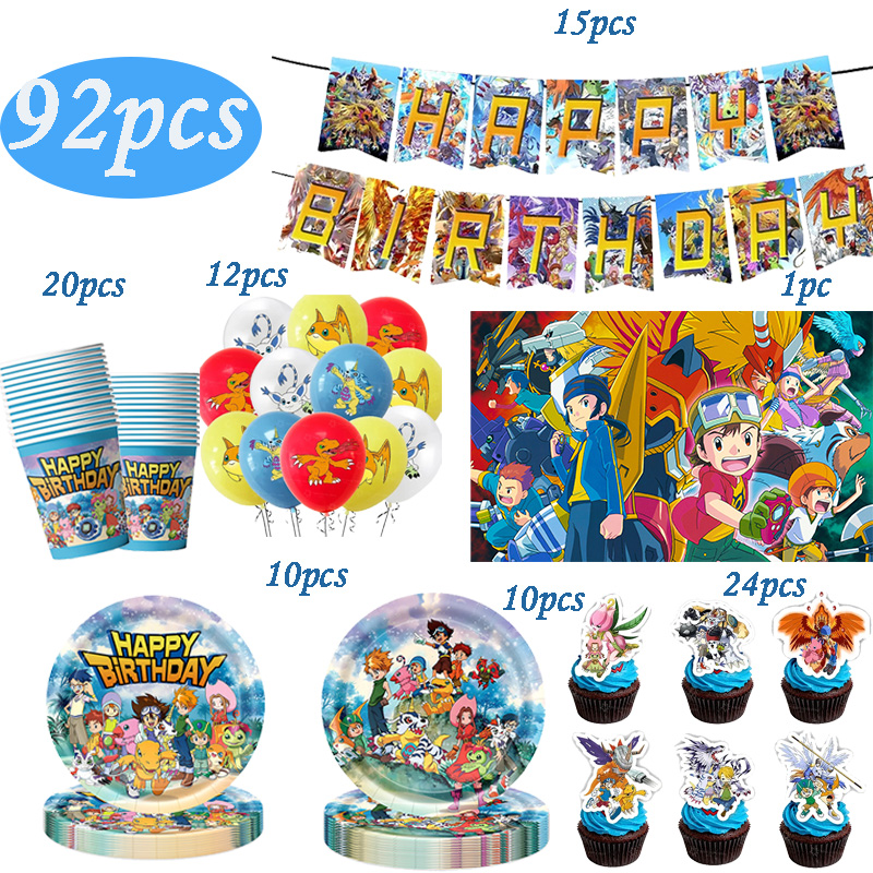 Digimon Themed Birthday Party  - Desk Setup Girl review and price