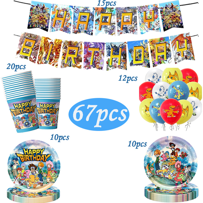 Digimon Themed Birthday Party  - Desk Setup Girl review and price